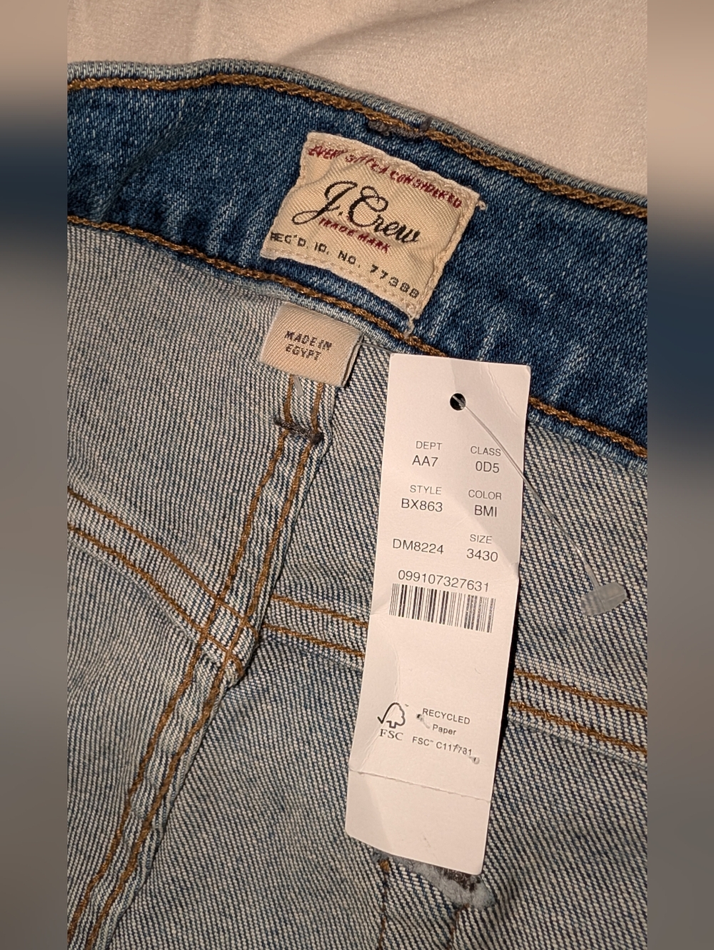 770™ Straight-fit Stretch Jean W34 L30 Blue NWT - Picture 6 of 9